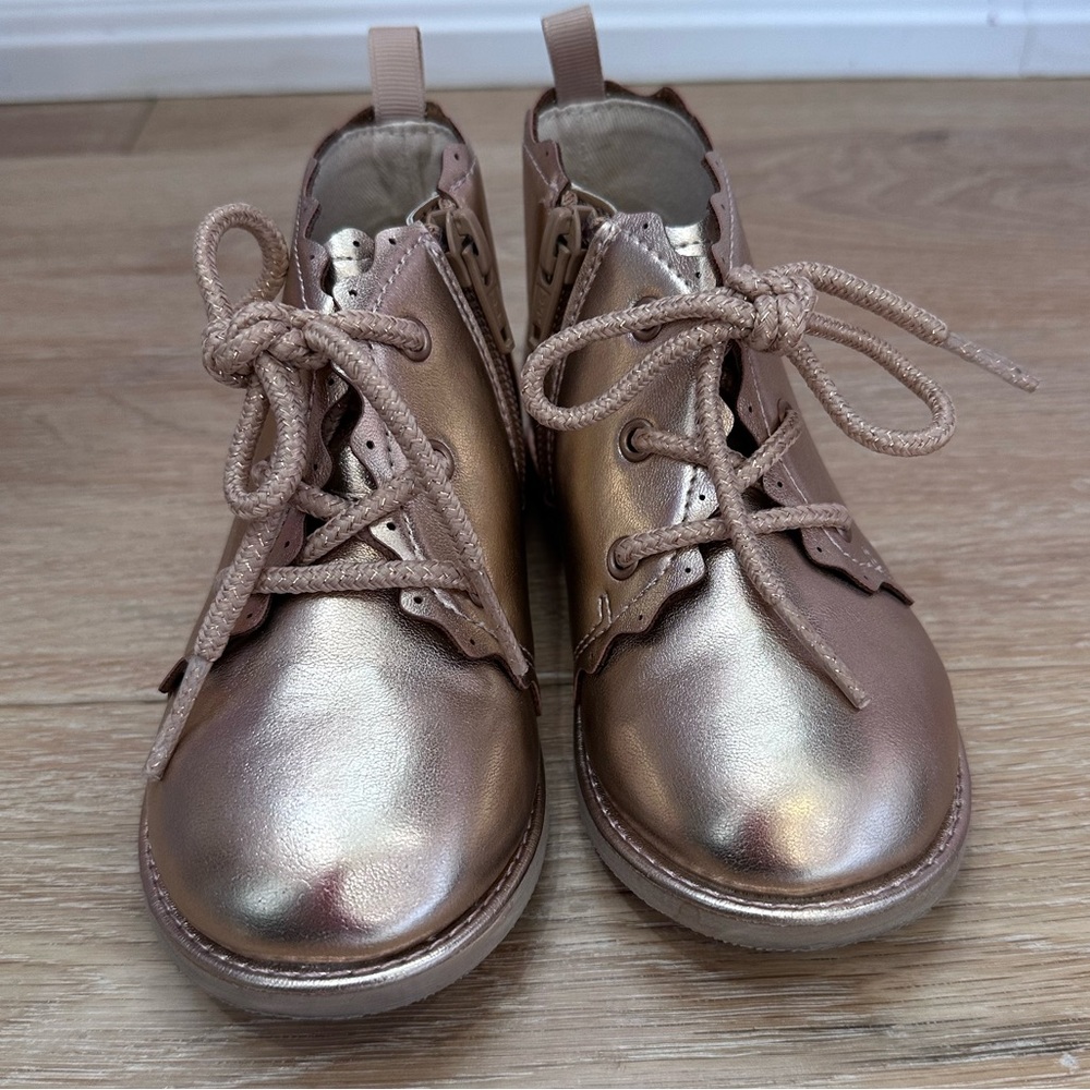 GAP Rose Gold Booties size 8T